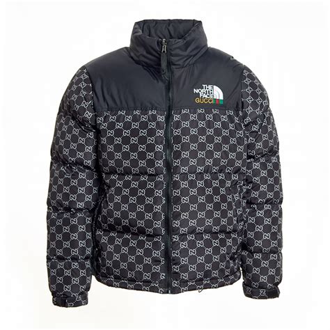 black gucci north face jacket|north face gucci boots price.